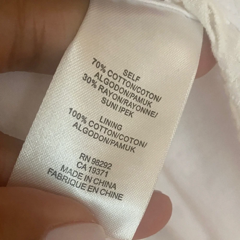 Tibi Ivory Eyelet Top Antonina - Picture 5 of 6